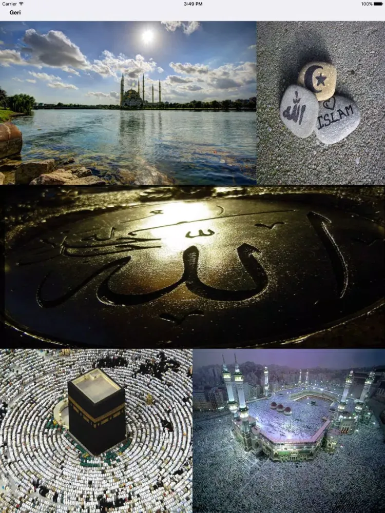 İslam Dini Allah ve Hz Muhammed Peygamberimizin Hayatı - İslami Hikayeler ve Dini Fotoğraflar iPad  스크린샷