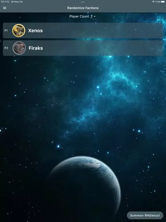 Gaia Project Randomizer iPad  Ekran Görüntüleri