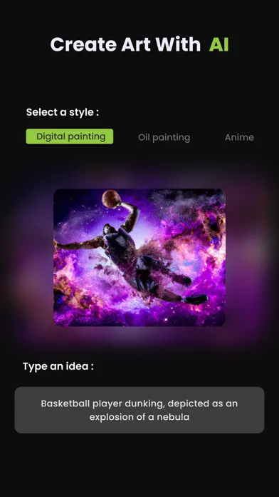 Mia - AI Art Drawing App Screenshots