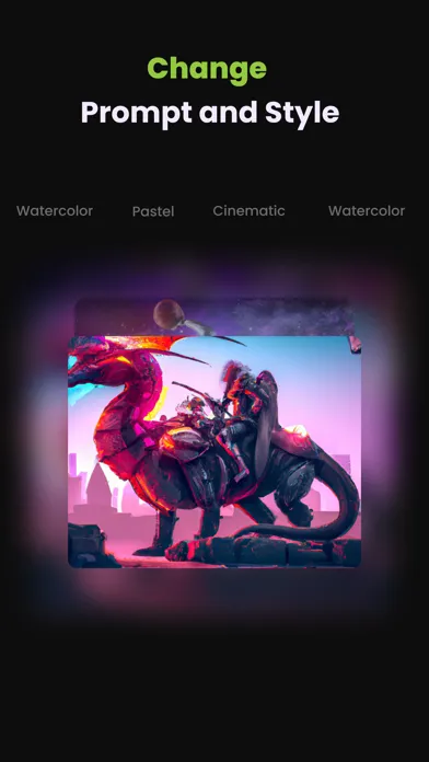 Mia - AI Art Drawing App Screenshots
