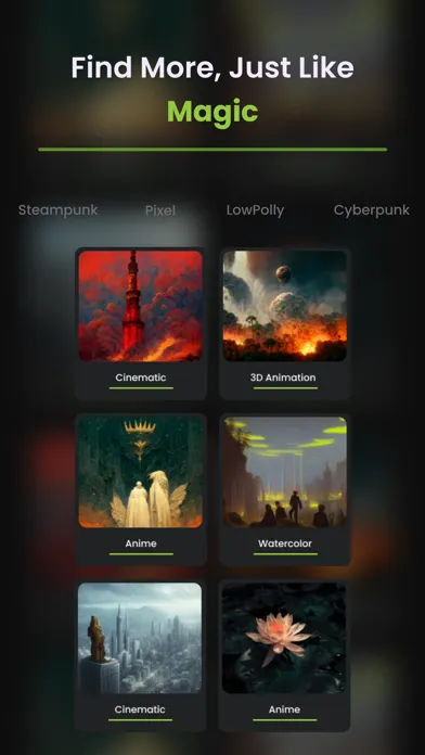 Mia - AI Art Drawing App Screenshots