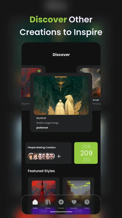 Mia - AI Art Drawing App Screenshots