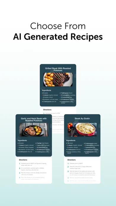 Delicio: AI Chef, Food Recipes應用截圖
