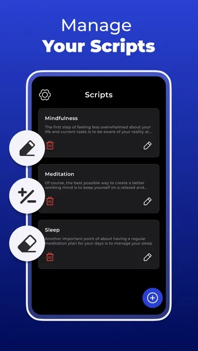 Tangkapan skrin VILO - Teleprompter App