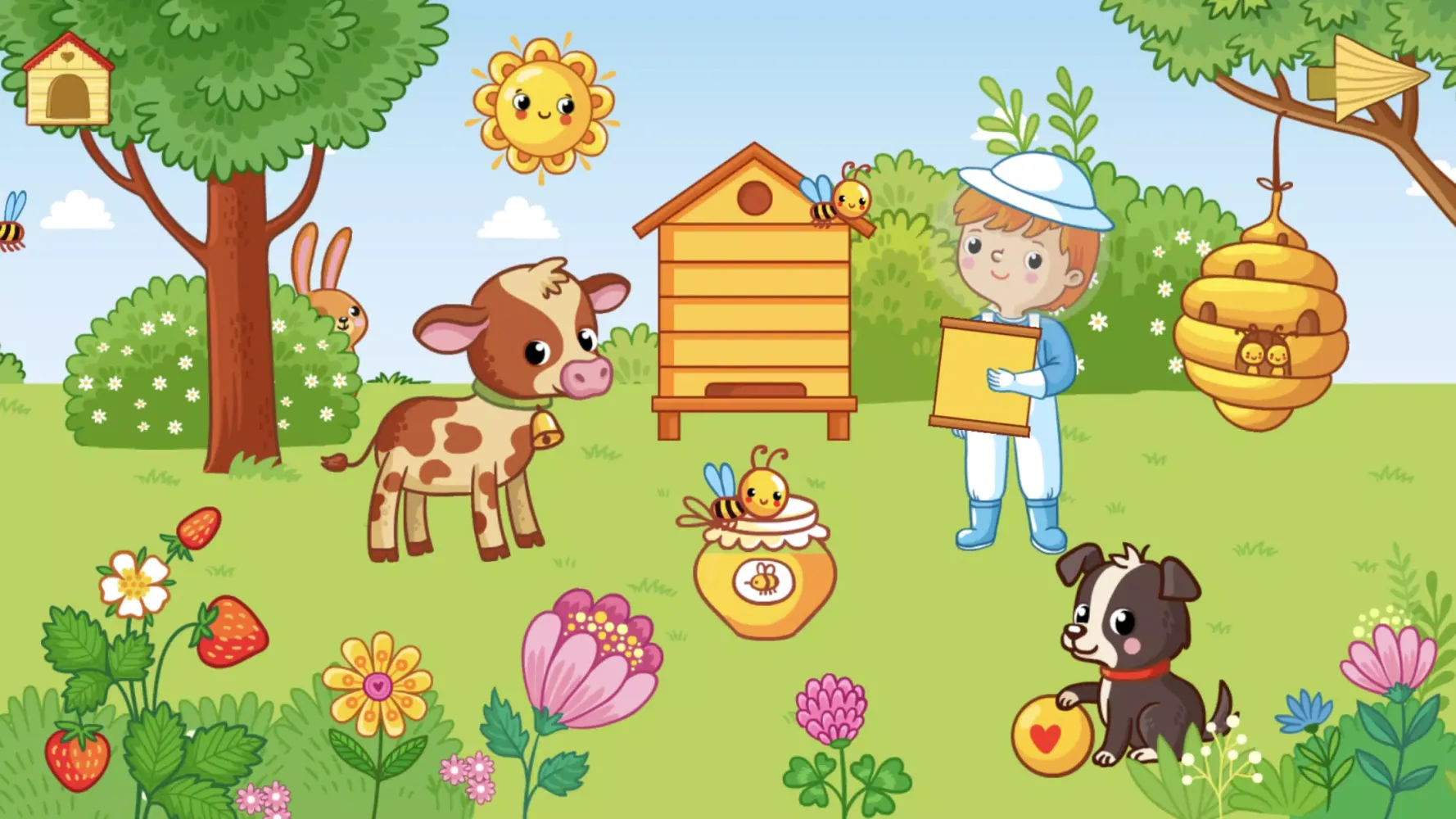 Ảnh chụp màn hình của Funny Farm for toddlers kids