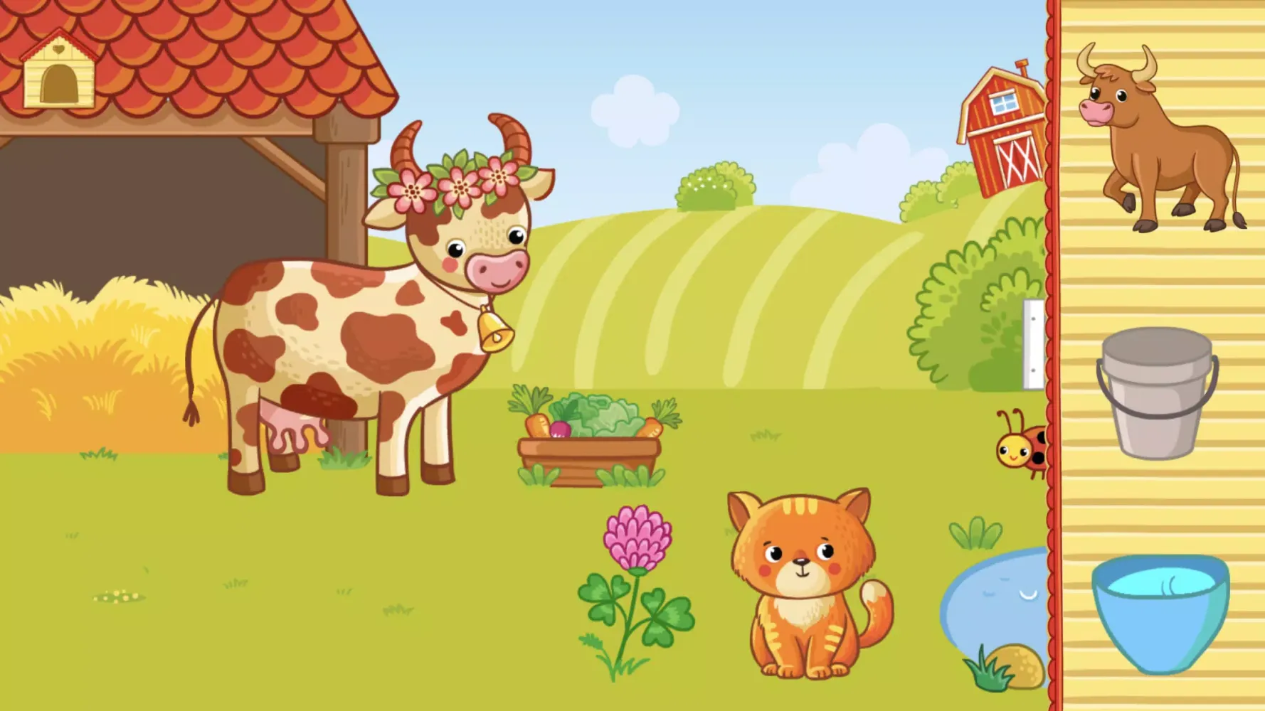 Ảnh chụp màn hình của Funny Farm for toddlers kids