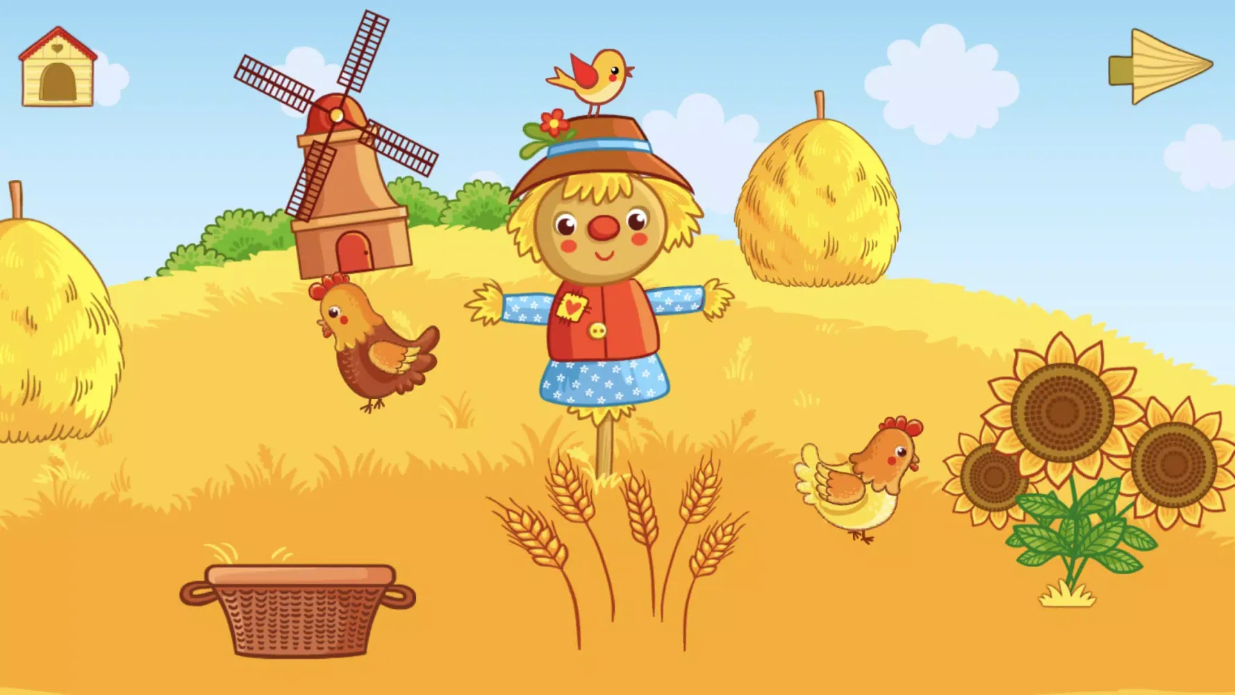 Ảnh chụp màn hình của Funny Farm for toddlers kids