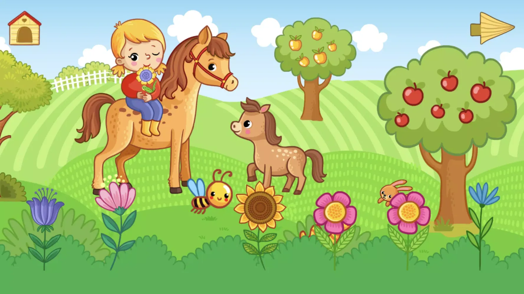 Ảnh chụp màn hình của Funny Farm for toddlers kids