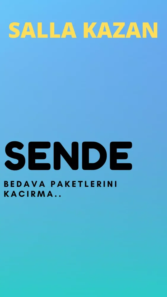 Tangkapan layar Salla Kazan - Bedava Paketler - RenkZipla