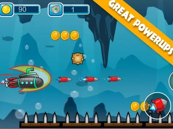 صور Submarine Adventure: Under The Water Ocean Game iPad 