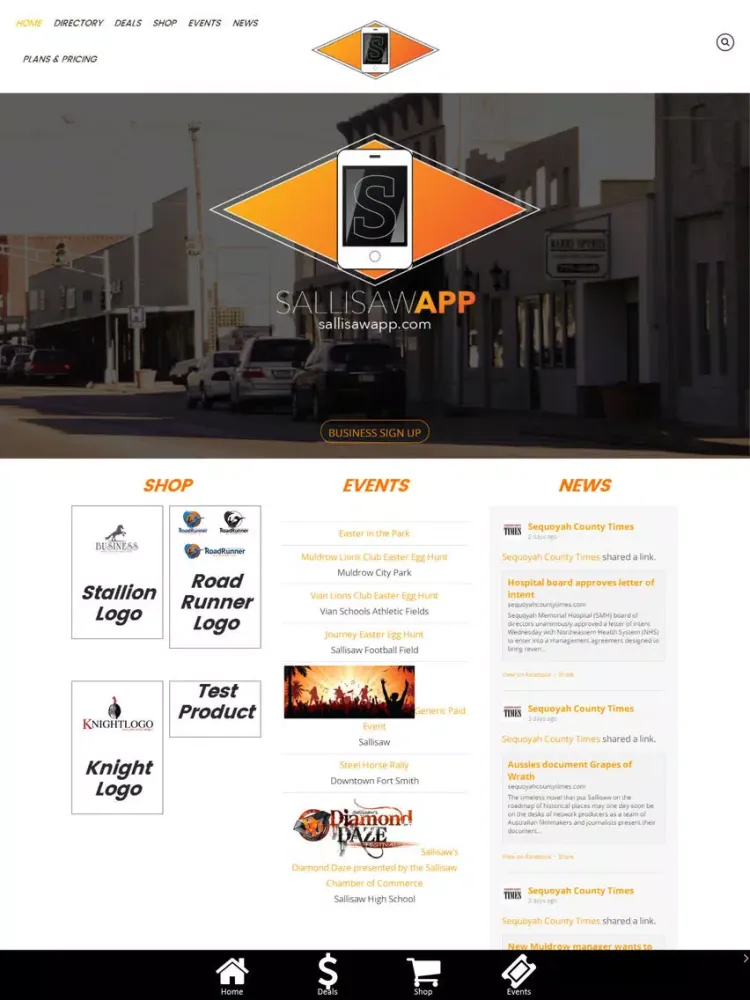 Sallisaw App iPad  स्क्रीनशॉट