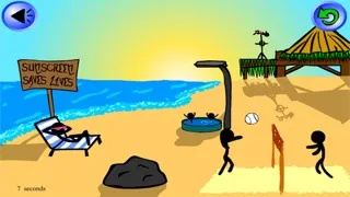 Ảnh chụp màn hình của Stick Save - Stickman Beach Party