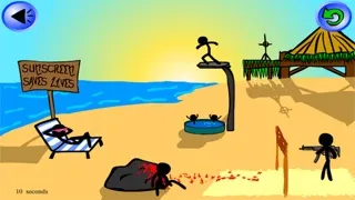Ảnh chụp màn hình của Stick Save - Stickman Beach Party