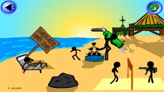 Ảnh chụp màn hình của Stick Save - Stickman Beach Party