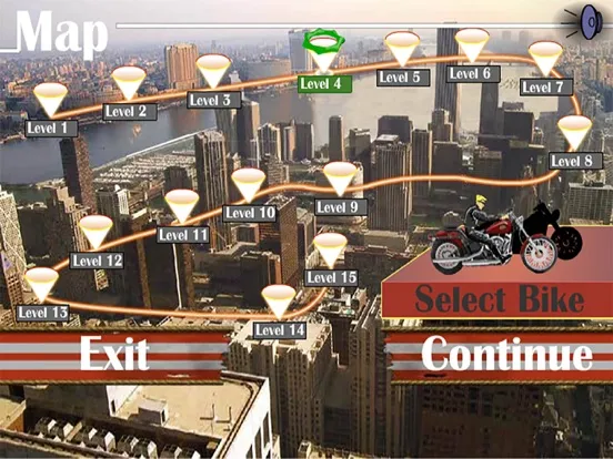Capturas de tela do Terminator Moto Racing Free iPad 