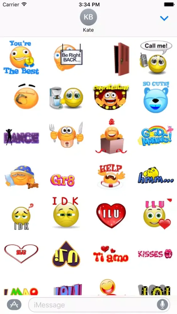 OMG Animated Stickers Pack スクリーンショット