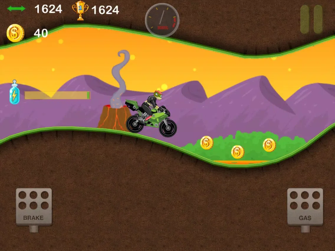 Скриншоты Turtle Motorbike Race Ninja Rider iPad 