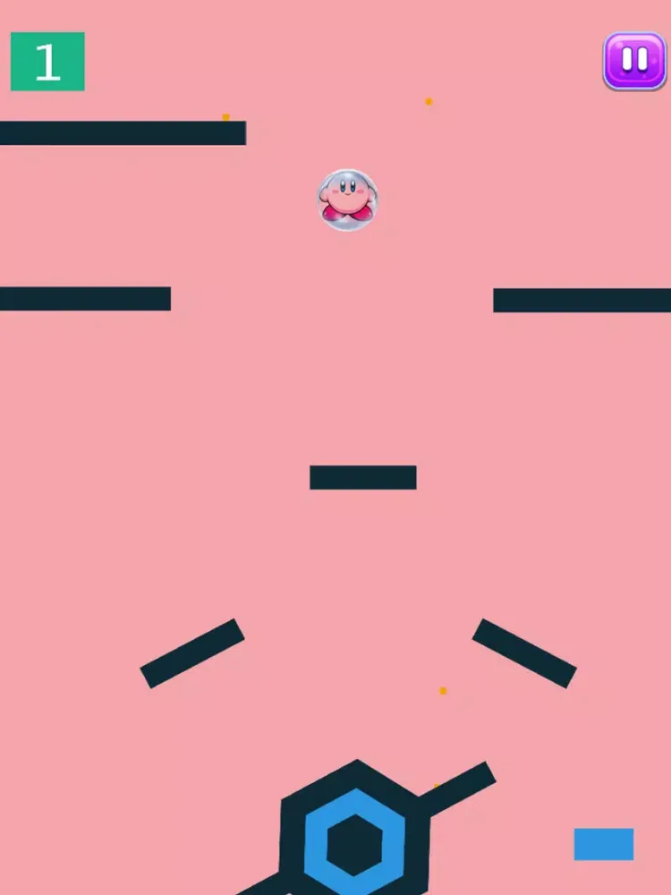 ภาพหน้าจอของ Kirby Bounce Bubble iPad 