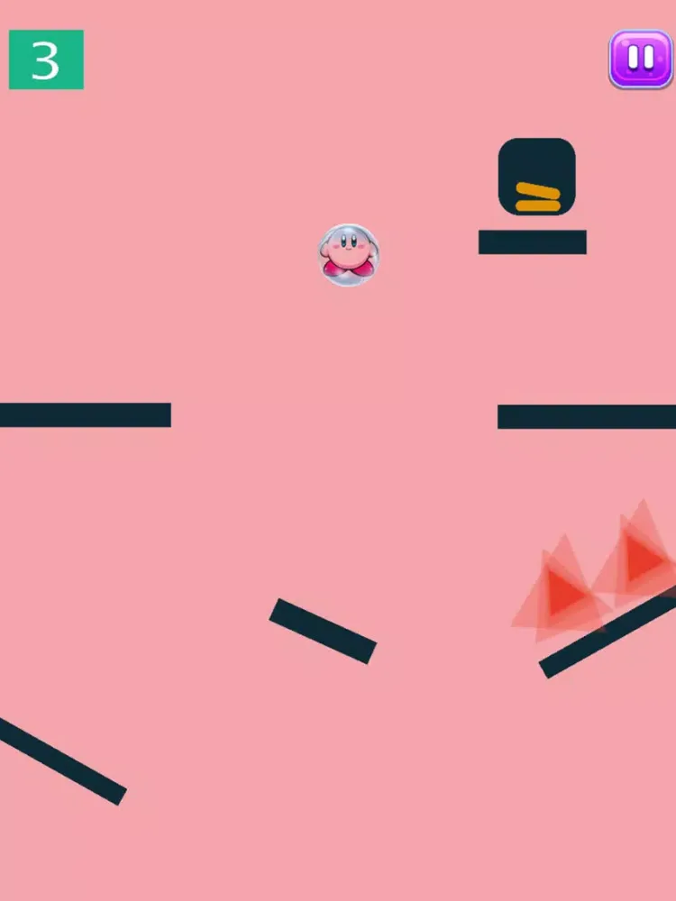 ภาพหน้าจอของ Kirby Bounce Bubble iPad 