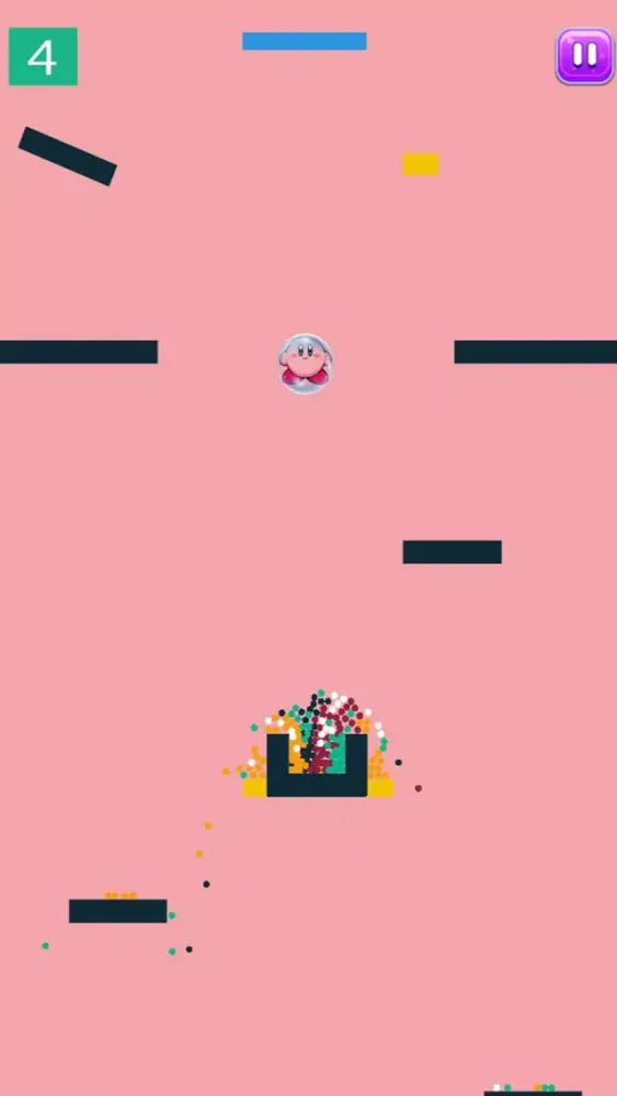 ภาพหน้าจอของ Kirby Bounce Bubble