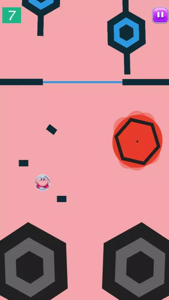 ภาพหน้าจอของ Kirby Bounce Bubble