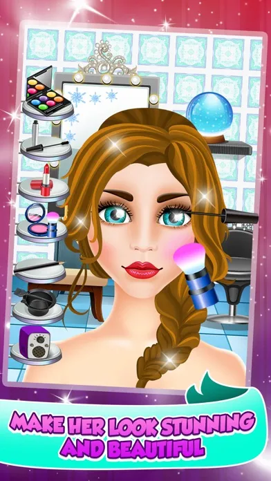Princess Wedding Salon Spa Party - Face Paint Makeover, Dress Up, Makeup Beauty Games!應用截圖