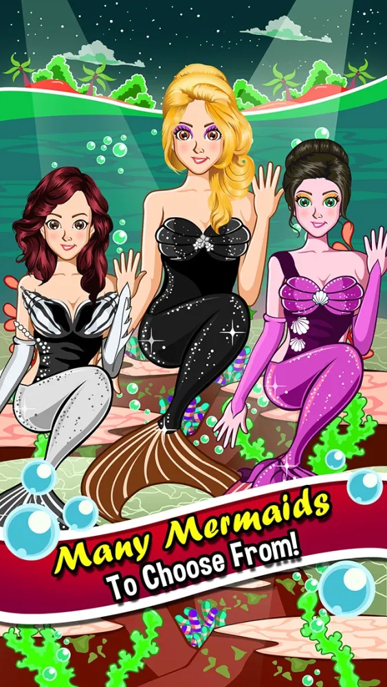A Mermaid Princess Salon Spa Makeover - fun little nose & leg make up kids games for girls Screenshots