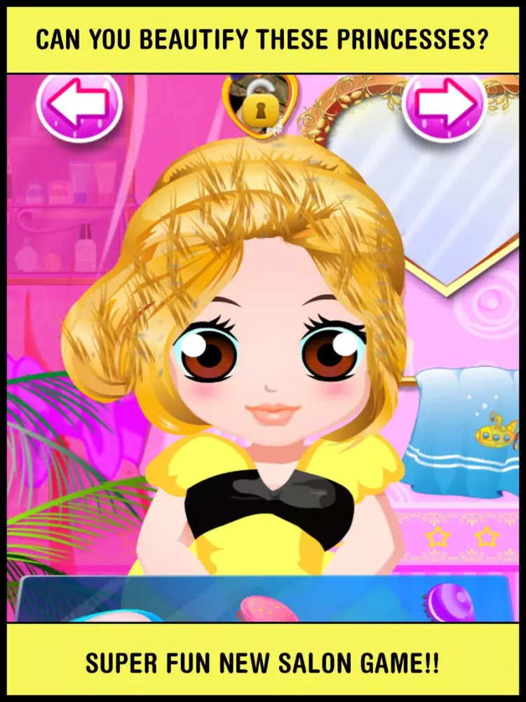 Capturas de pantalla de A Princess Hair & Nail Salon - little fashion spa & wedding makeover games for kids iPad 