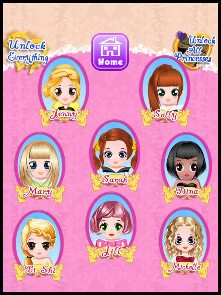 Capturas de pantalla de A Princess Hair & Nail Salon - little fashion spa & wedding makeover games for kids iPad 