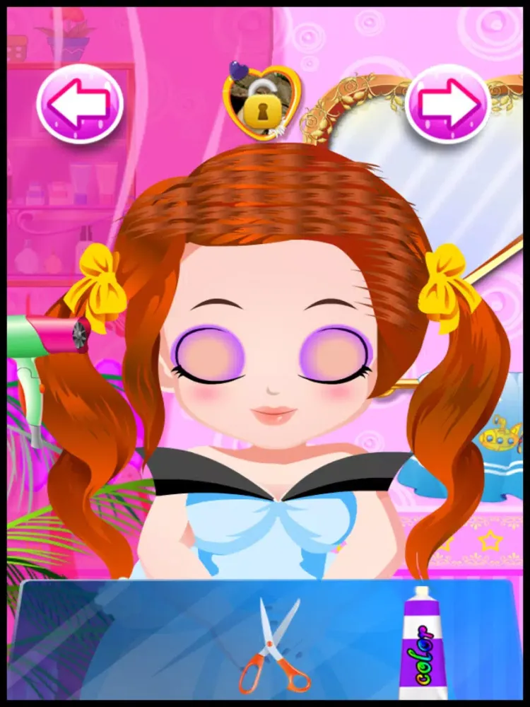 Capturas de pantalla de A Princess Hair & Nail Salon - little fashion spa & wedding makeover games for kids iPad 