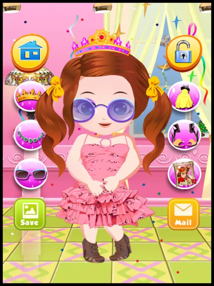 Capturas de pantalla de A Princess Hair & Nail Salon - little fashion spa & wedding makeover games for kids iPad 