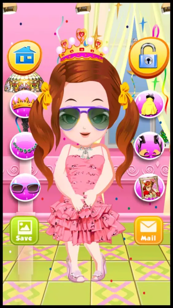 Capturas de pantalla de A Princess Hair & Nail Salon - little fashion spa & wedding makeover games for kids