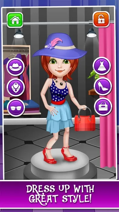Zrzuty ekranu High School Prom Salon: Spa, Makeover, and Make-Up Beauty Game for Little Kids (Boys & Girls)