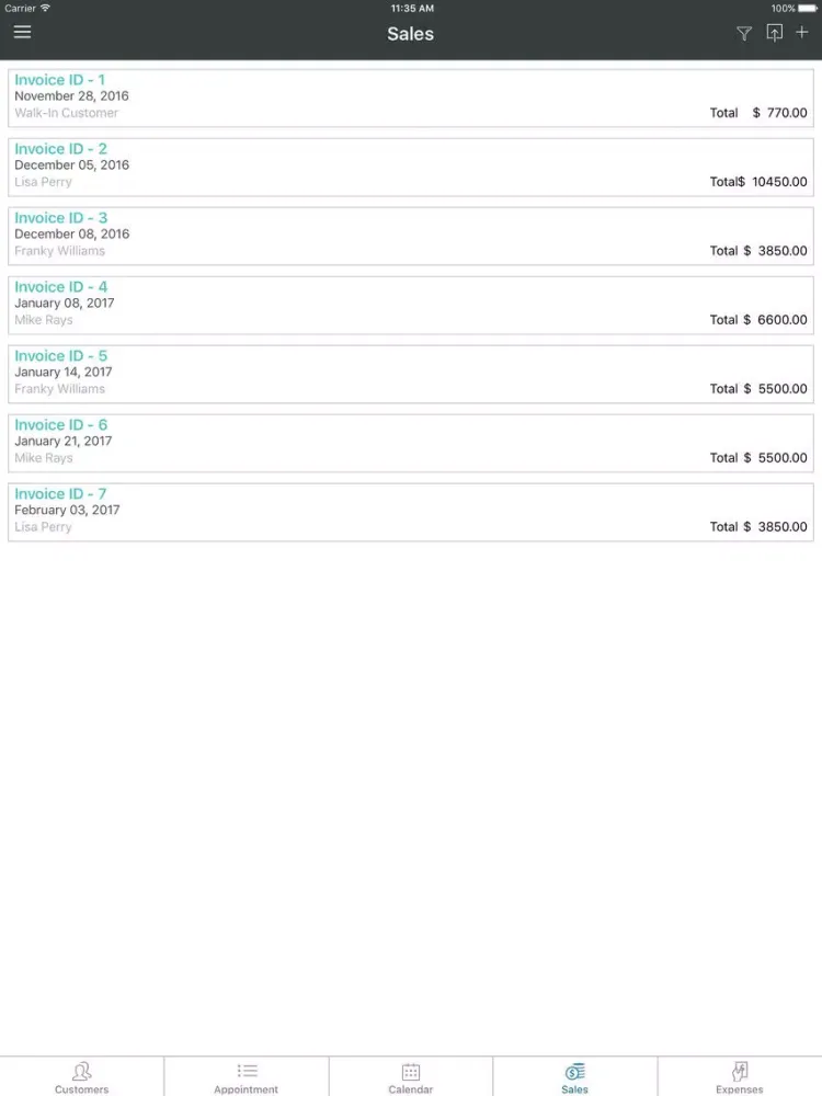 Service Tracker Plus iPad  स्क्रीनशॉट