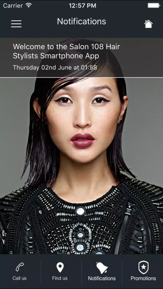 Ảnh chụp màn hình của Salon 108 Hair Stylists