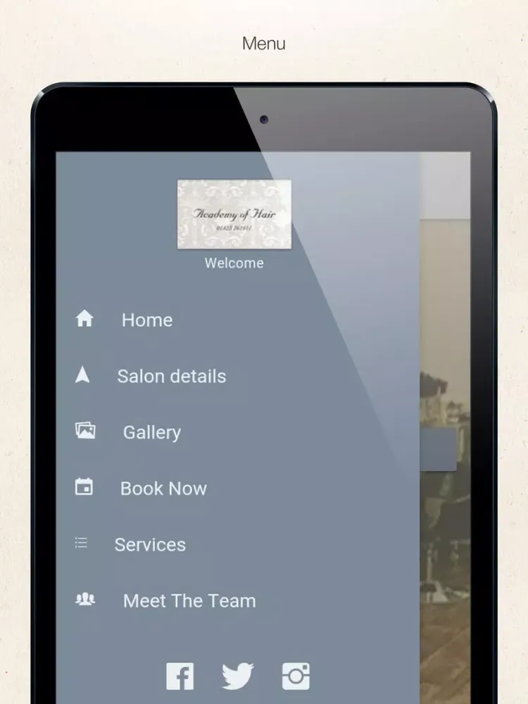 Academy Of Hair iPad 應用截圖
