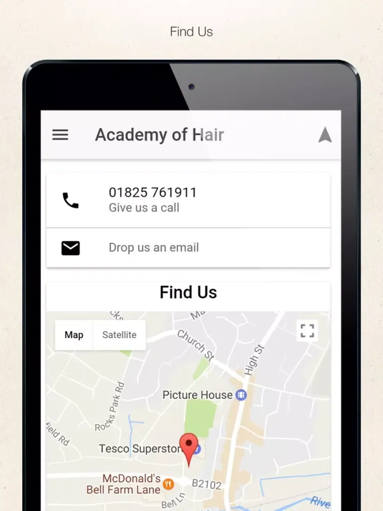 Academy Of Hair iPad 應用截圖