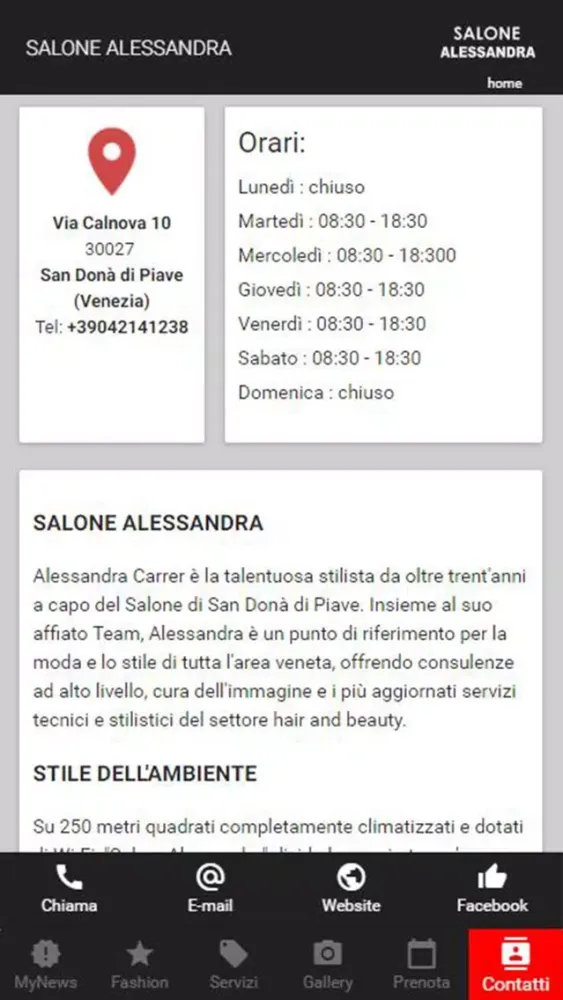 Salone Alessandra Ekran Görüntüleri