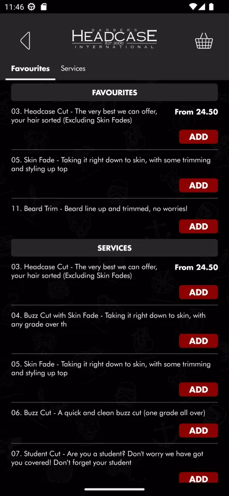 Headcase Barbers Screenshots