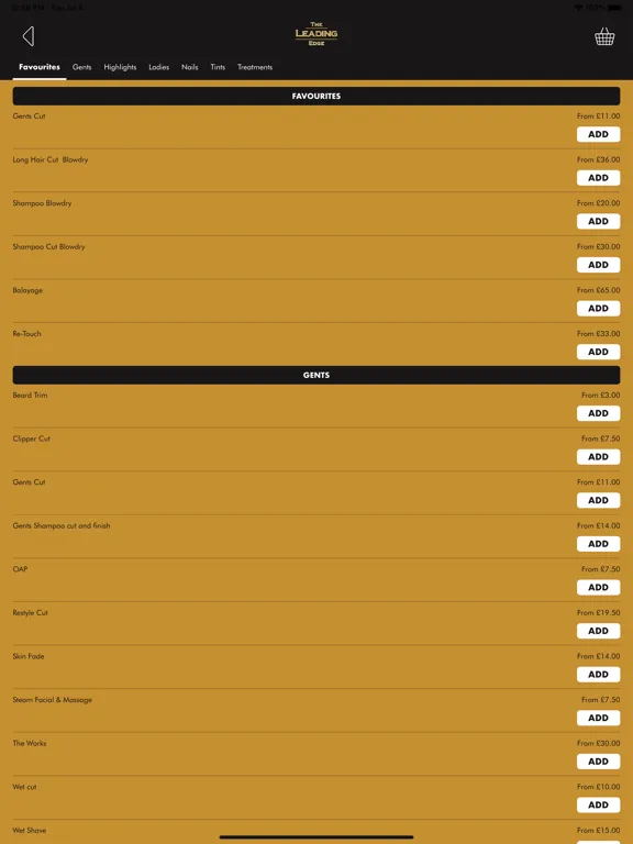 The Leading Edge Hair & Beauty iPad 应用截图