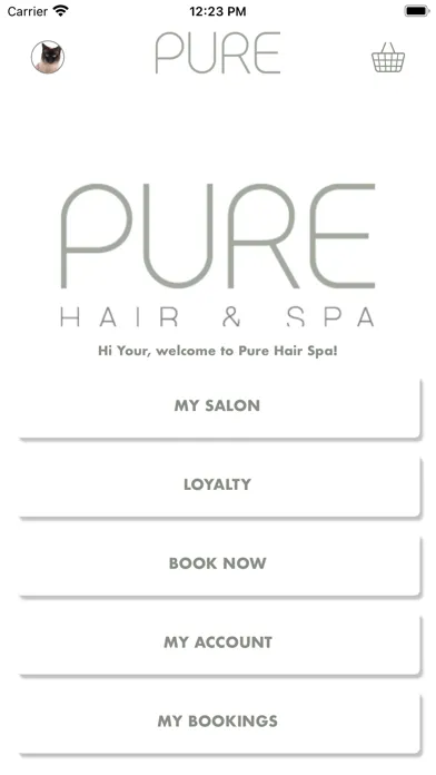 Tangkapan skrin Pure Hair & Spa