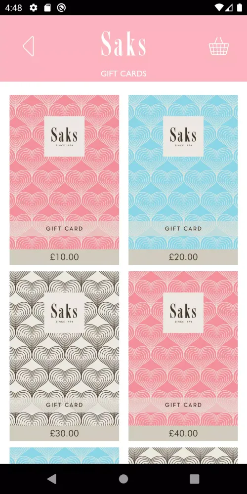 Capturas de tela do LOVE SAKS