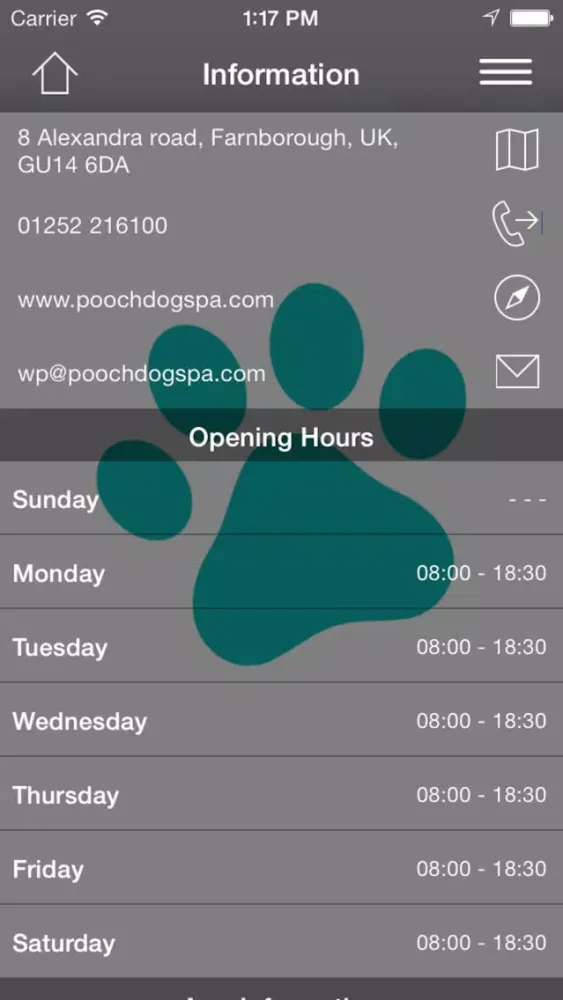Capturas de pantalla de Pooch Dog Spa