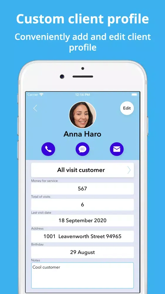 Booking customers سکرین شاٹس