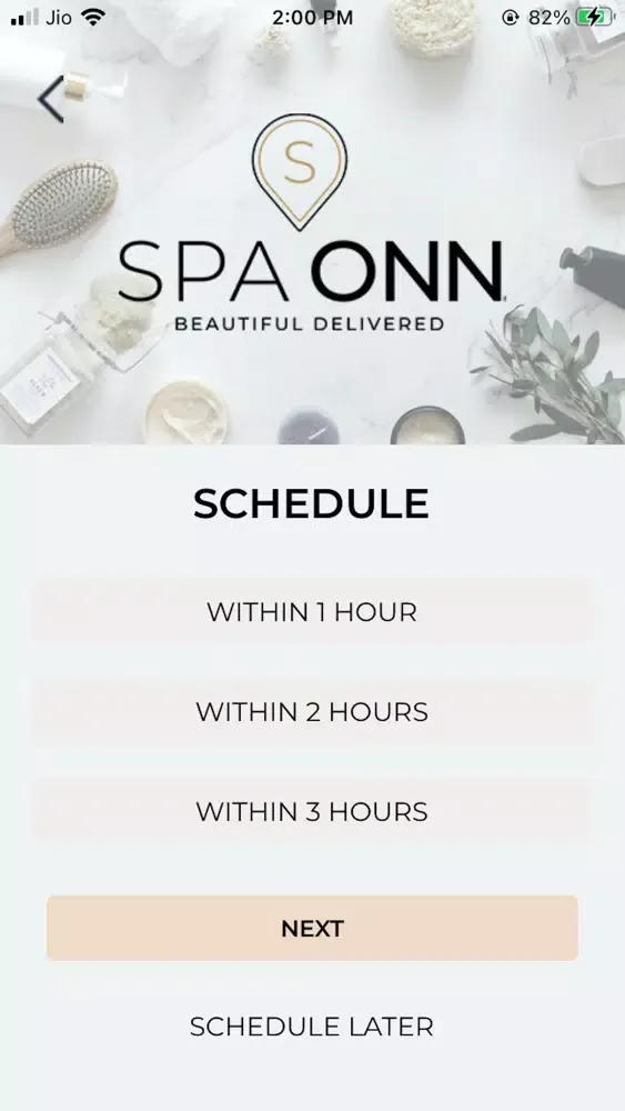 SpaONN for Customers应用截图