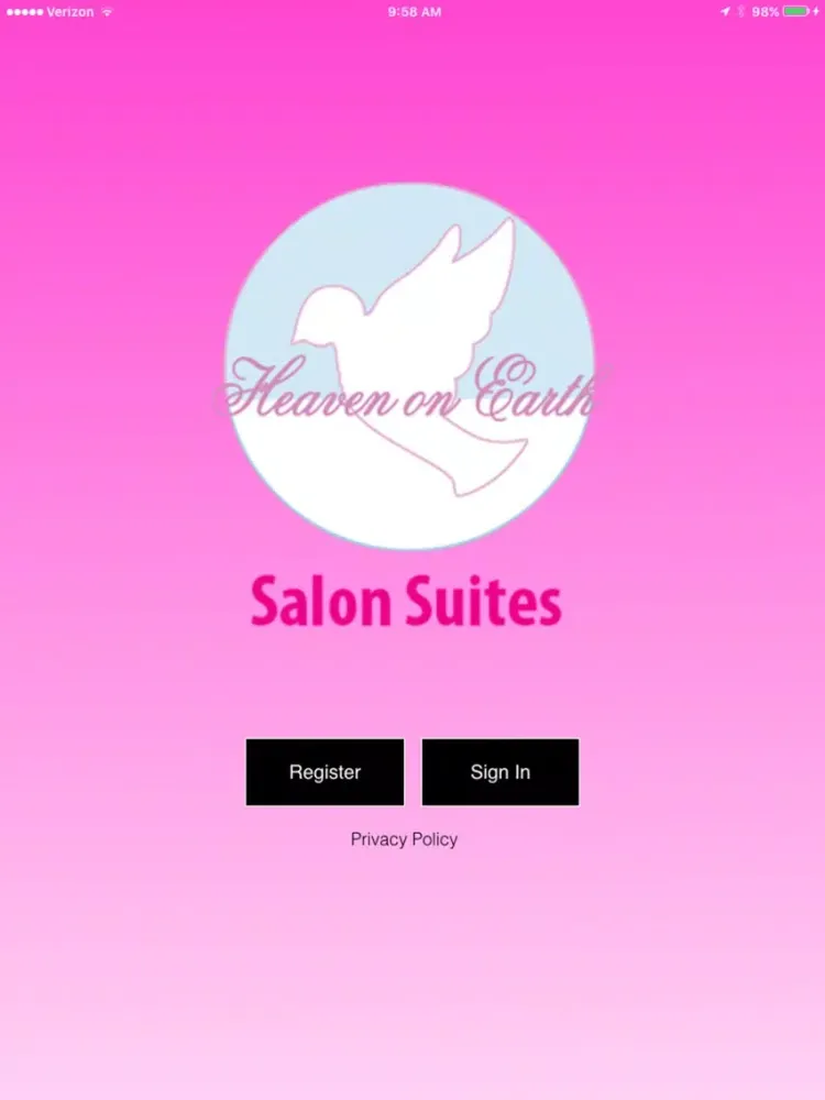 Heaven on Earth Salon Suites iPad 应用截图