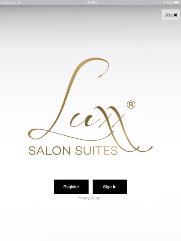 Capturas de tela do Luxx Salon Suites iPad 