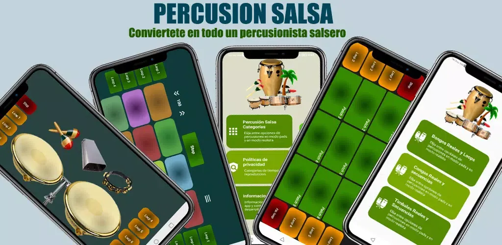 Screenshot di Percusión Salsa: Conga, Timbal