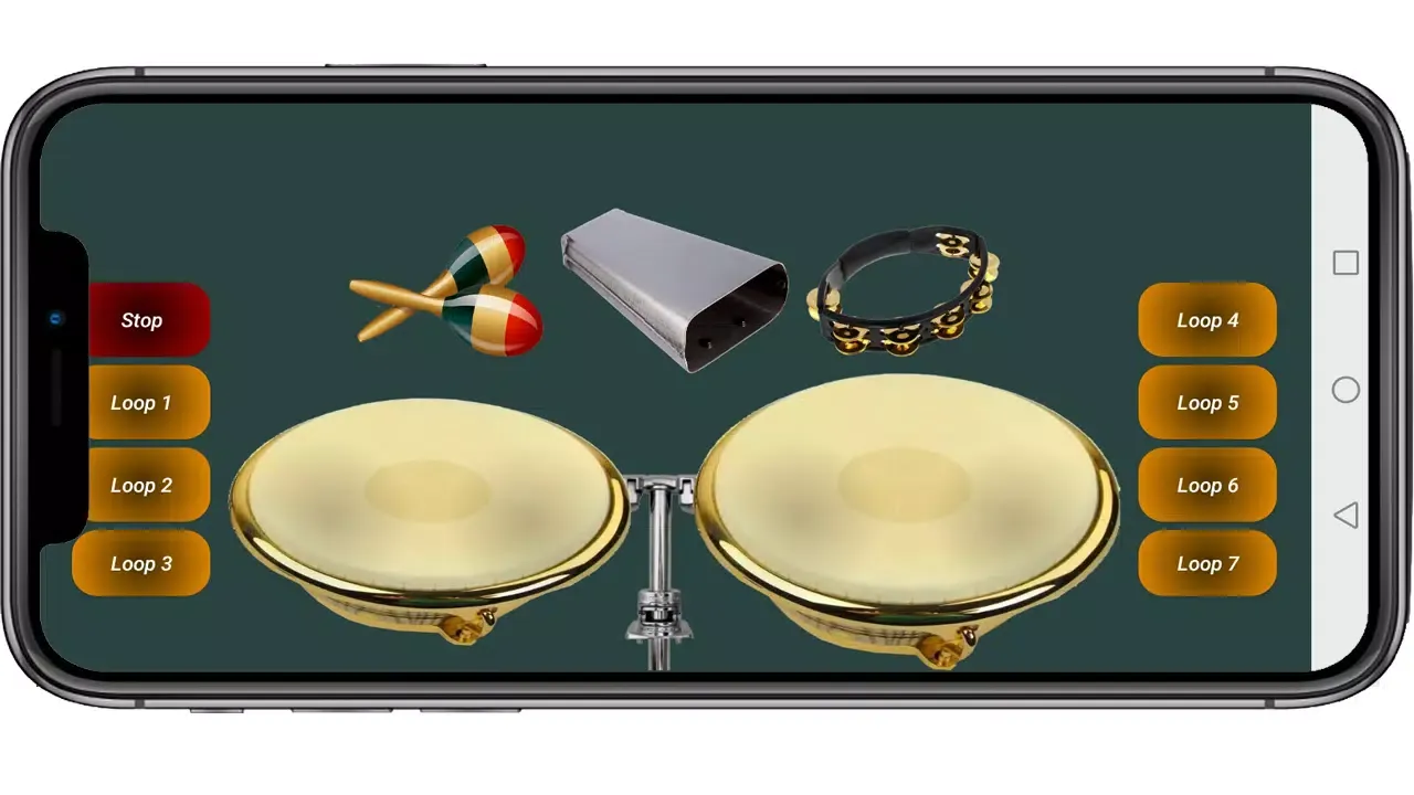 Screenshot di Percusión Salsa: Conga, Timbal