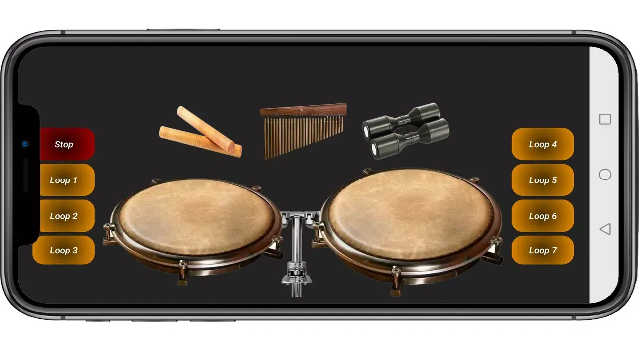 Screenshot di Percusión Salsa: Conga, Timbal